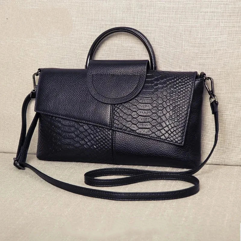 Sac À Main Motif Alligator Cuir PU - Pochette Soirée Décontractée Femme - FoytiShop