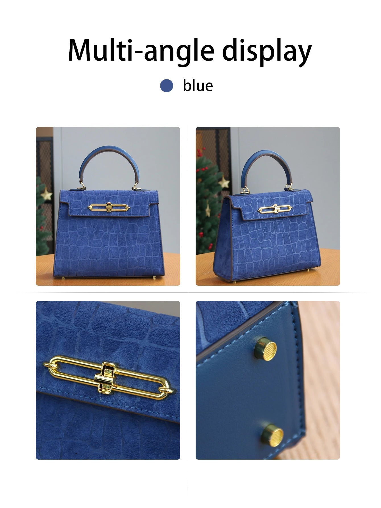 Sac à main motif crocodile givré haut de gamme mode dames - FoytiShop