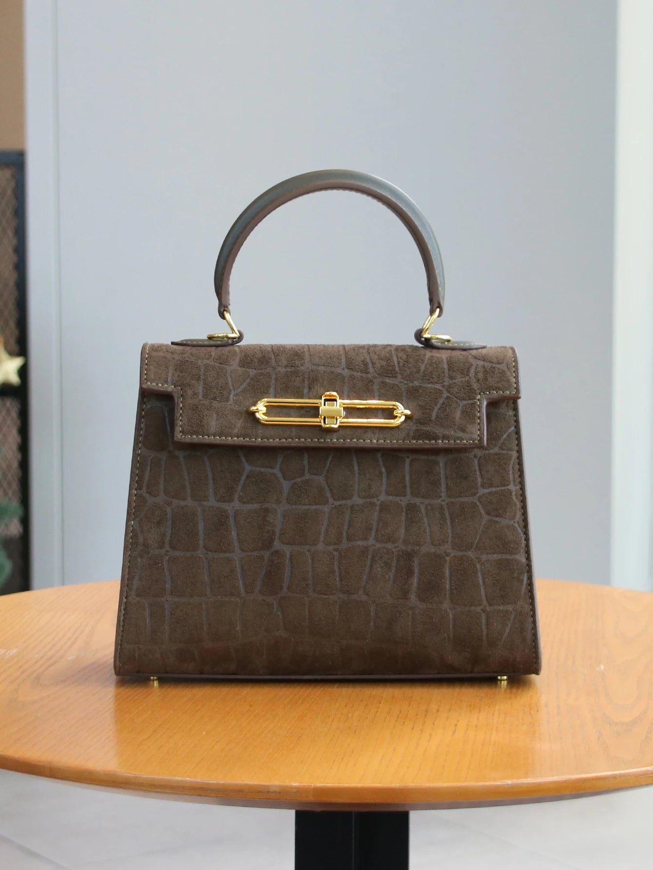 Sac à main motif crocodile givré haut de gamme mode dames - FoytiShop
