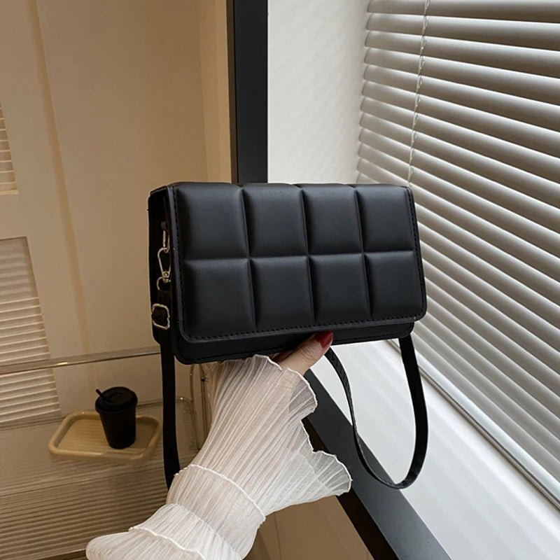 Sac À Main Styliste Cuir PU Poignée Chaîne - Bandoulière Élégante Femme - FoytiShop