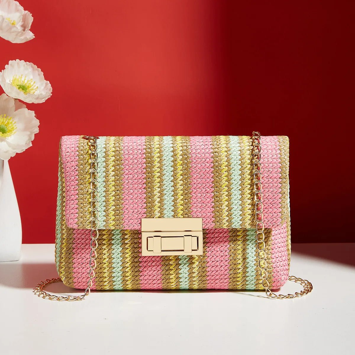 Sac Bandoulière À Chaîne Élégant - Accessoire Soirée Jour à Nuit Femme - FoytiShop