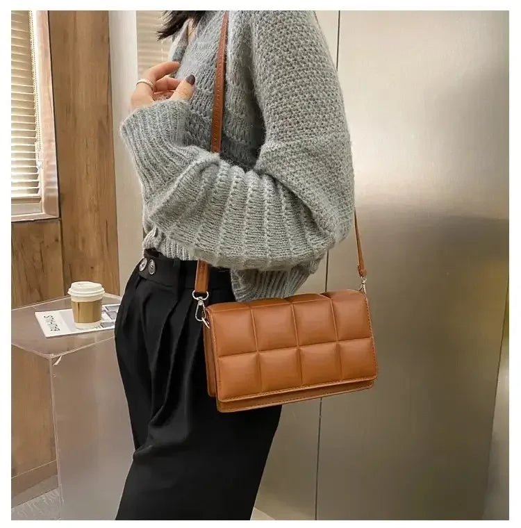 Sac Bandoulière Cuir PU Poignée Classique - Sac À Main Mode Tendance Femme - FoytiShop