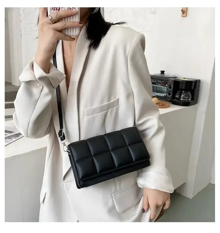Sac Bandoulière Cuir PU Poignée Classique - Sac À Main Mode Tendance Femme - FoytiShop