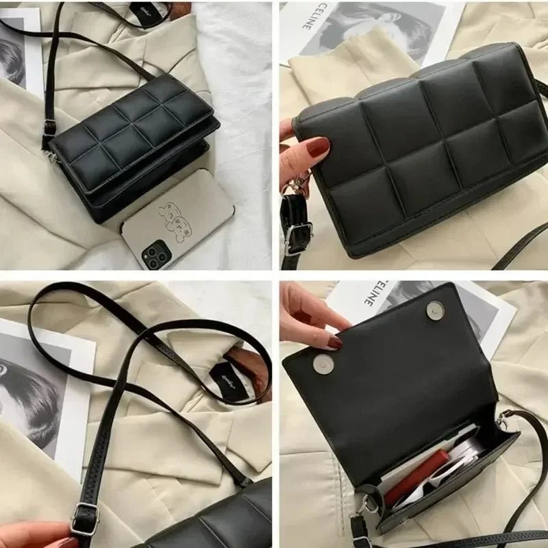 Sac Bandoulière Cuir PU Poignée Classique - Sac À Main Mode Tendance Femme - FoytiShop