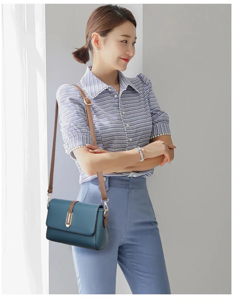 Sac Bandoulière Cuir PU Polyvalent - Sacoche Petit Format Femme - FoytiShop