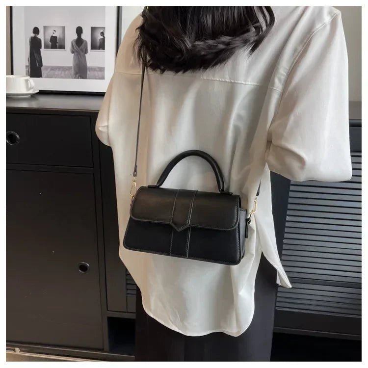 Sac Bandoulière Vintage Carré Cuir PU - Sacoche Sous Les Bras Femme - FoytiShop