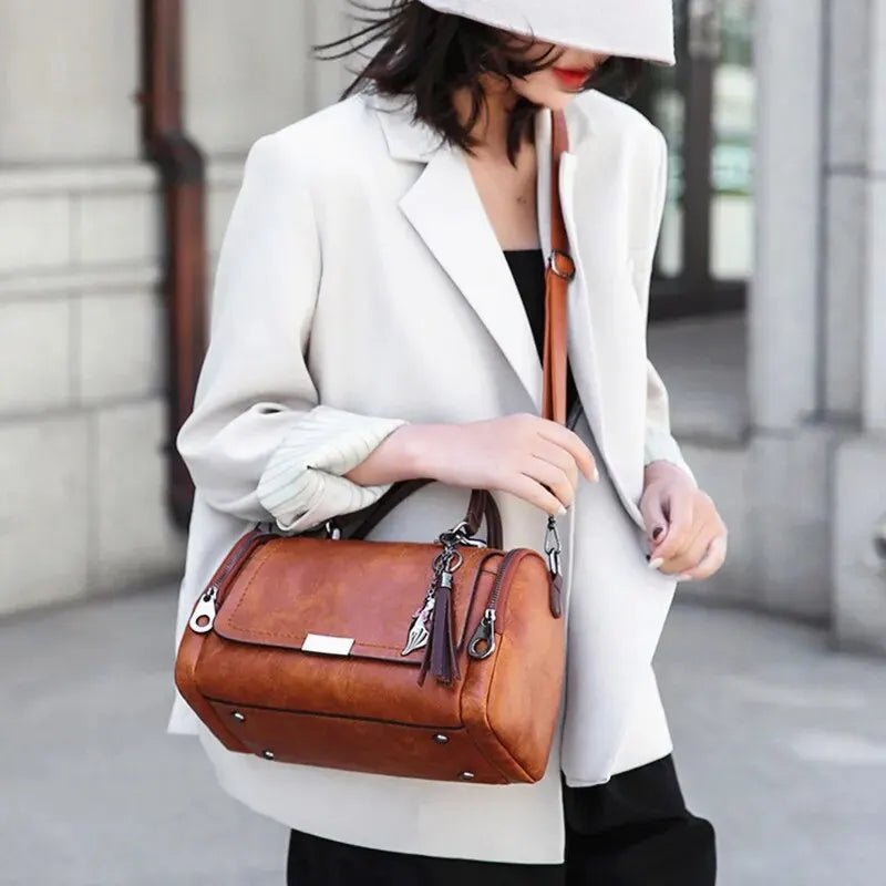 Sac Cartable Vintage — Élégance Intemporelle - FoytiShop