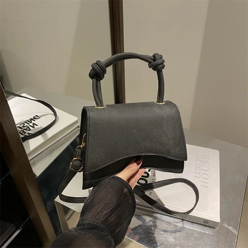 Sac Diagonal Décontracté Couleur Unie - Petit Carré Bandoulière Femme - FoytiShop