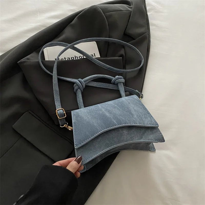 Sac Diagonal Décontracté Couleur Unie - Petit Carré Bandoulière Femme - FoytiShop