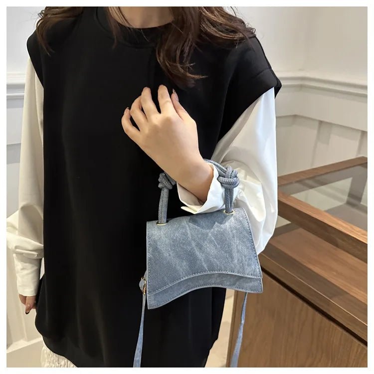 Sac Diagonal Décontracté Couleur Unie - Petit Carré Bandoulière Femme - FoytiShop