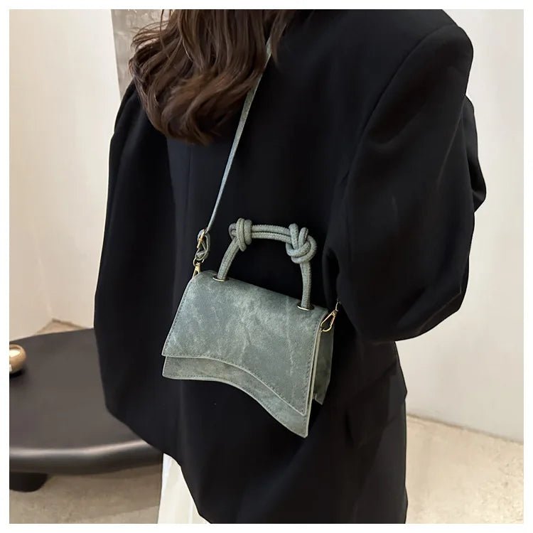 Sac Diagonal Décontracté Couleur Unie - Petit Carré Bandoulière Femme - FoytiShop