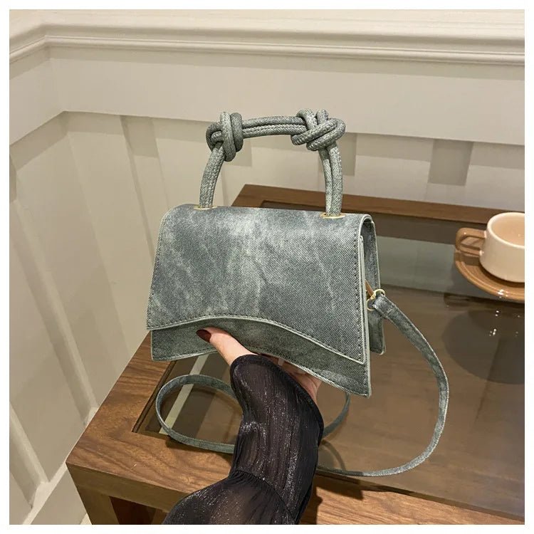 Sac Diagonal Décontracté Couleur Unie - Petit Carré Bandoulière Femme - FoytiShop