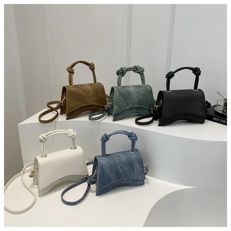 Sac Diagonal Décontracté Couleur Unie - Petit Carré Bandoulière Femme - FoytiShop