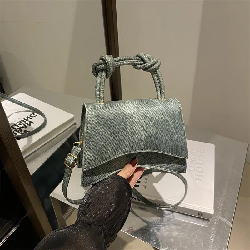 Sac Diagonal Décontracté Couleur Unie - Petit Carré Bandoulière Femme - FoytiShop