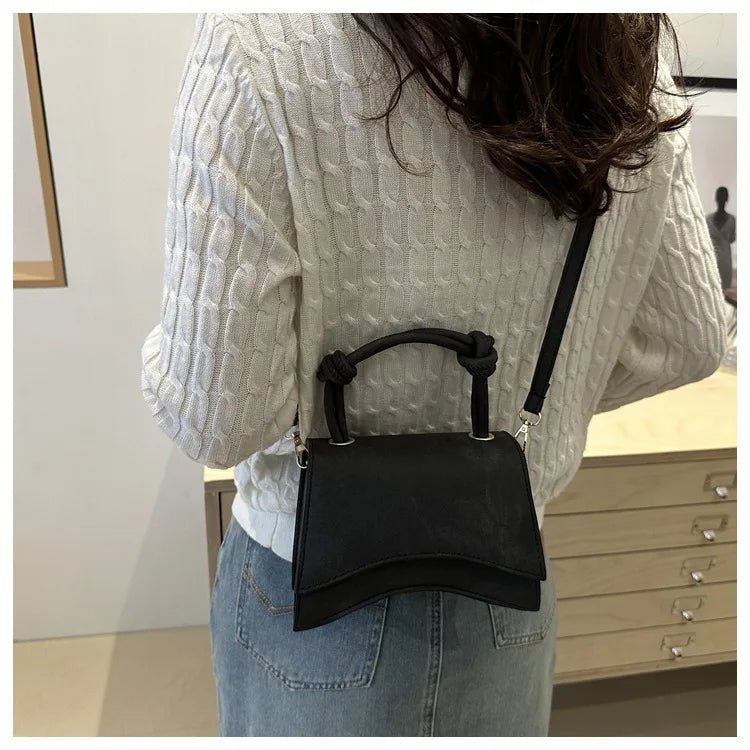 Sac Diagonal Décontracté Couleur Unie - Petit Carré Bandoulière Femme - FoytiShop