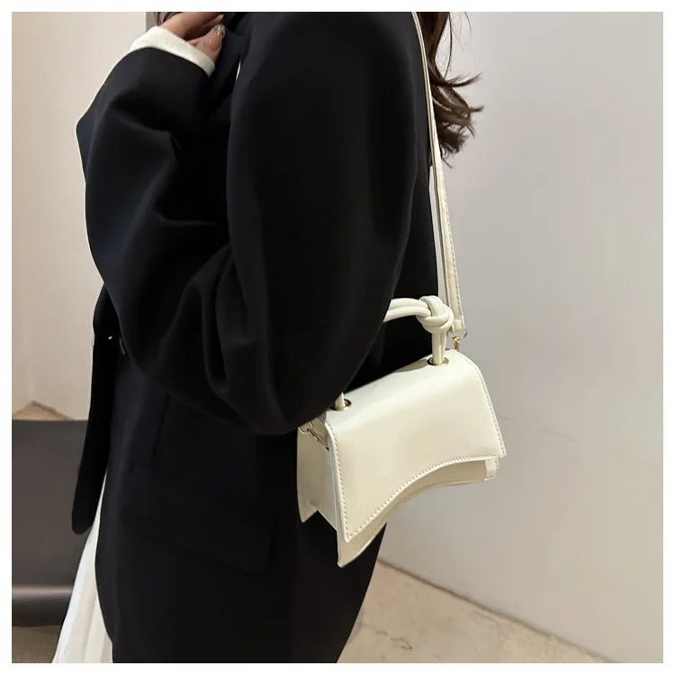 Sac Diagonal Décontracté Couleur Unie - Petit Carré Bandoulière Femme - FoytiShop