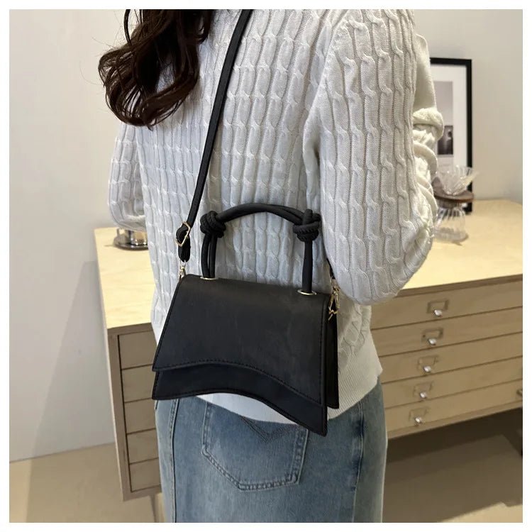 Sac Diagonal Décontracté Couleur Unie - Petit Carré Bandoulière Femme - FoytiShop