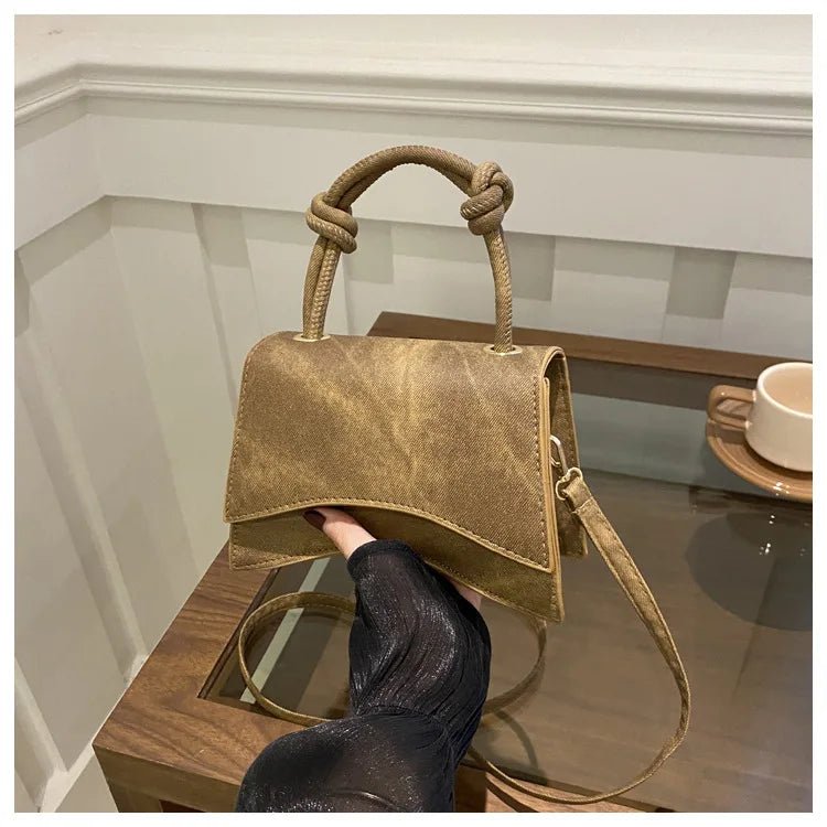 Sac Diagonal Décontracté Couleur Unie - Petit Carré Bandoulière Femme - FoytiShop