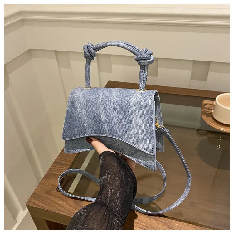Sac Diagonal Décontracté Couleur Unie - Petit Carré Bandoulière Femme - FoytiShop