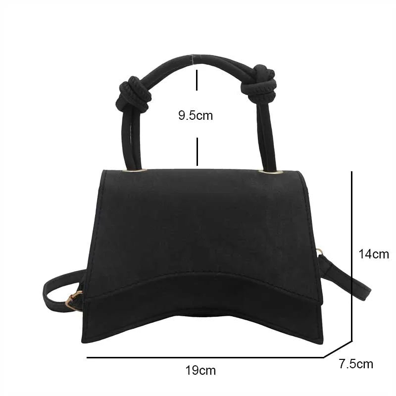 Sac Diagonal Décontracté Couleur Unie - Petit Carré Bandoulière Femme - FoytiShop
