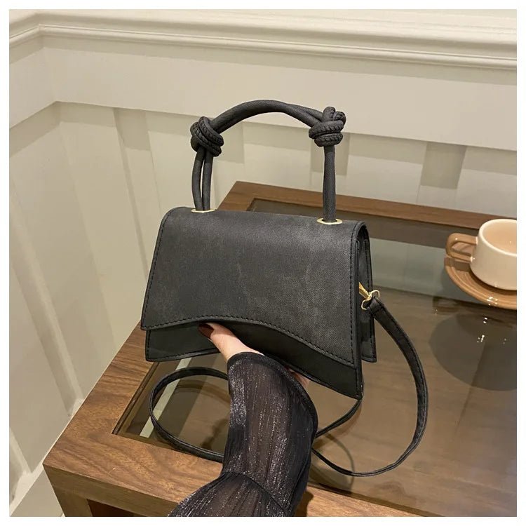 Sac Diagonal Décontracté Couleur Unie - Petit Carré Bandoulière Femme - FoytiShop