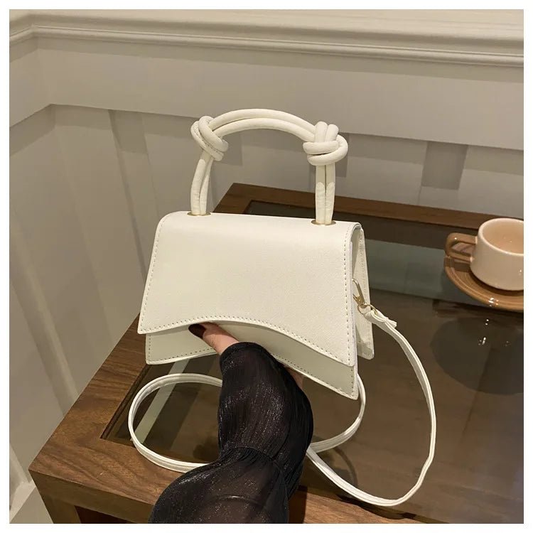 Sac Diagonal Décontracté Couleur Unie - Petit Carré Bandoulière Femme - FoytiShop