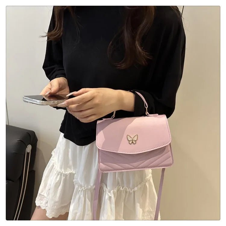 Sac Messager Papillon Porte - Bonheur - Petit Sac Bandoulière Décontracté Femme - FoytiShop