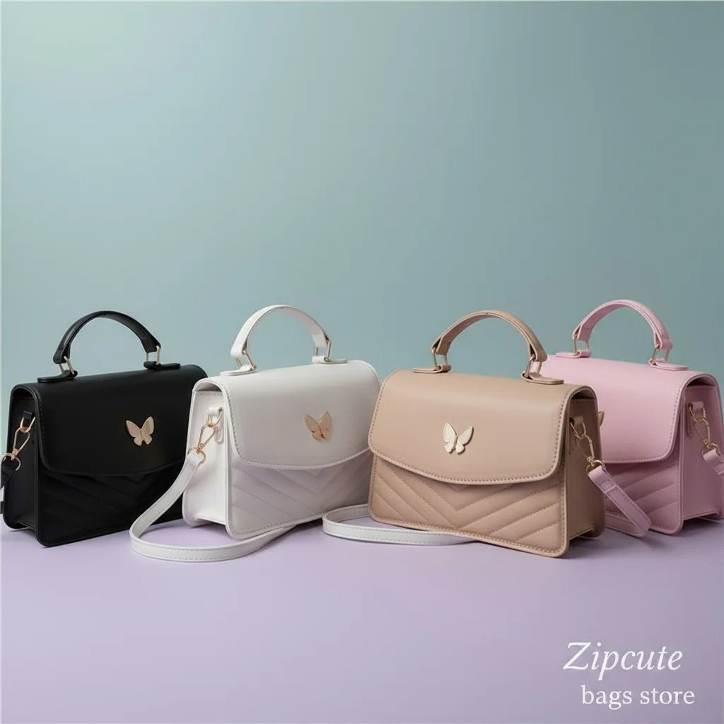 Sac Messager Papillon Porte - Bonheur - Petit Sac Bandoulière Décontracté Femme - FoytiShop