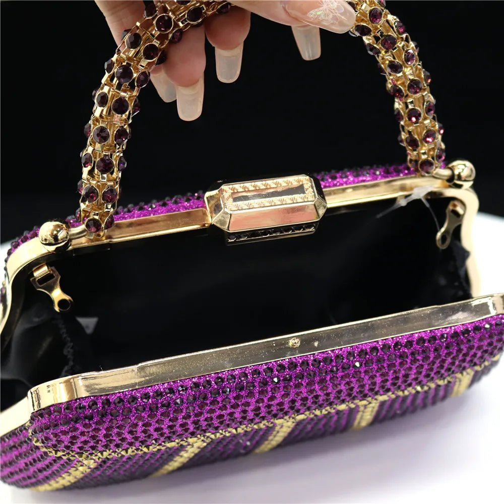 Sac Soirée Luxe Strass — Élégance Royale - FoytiShop