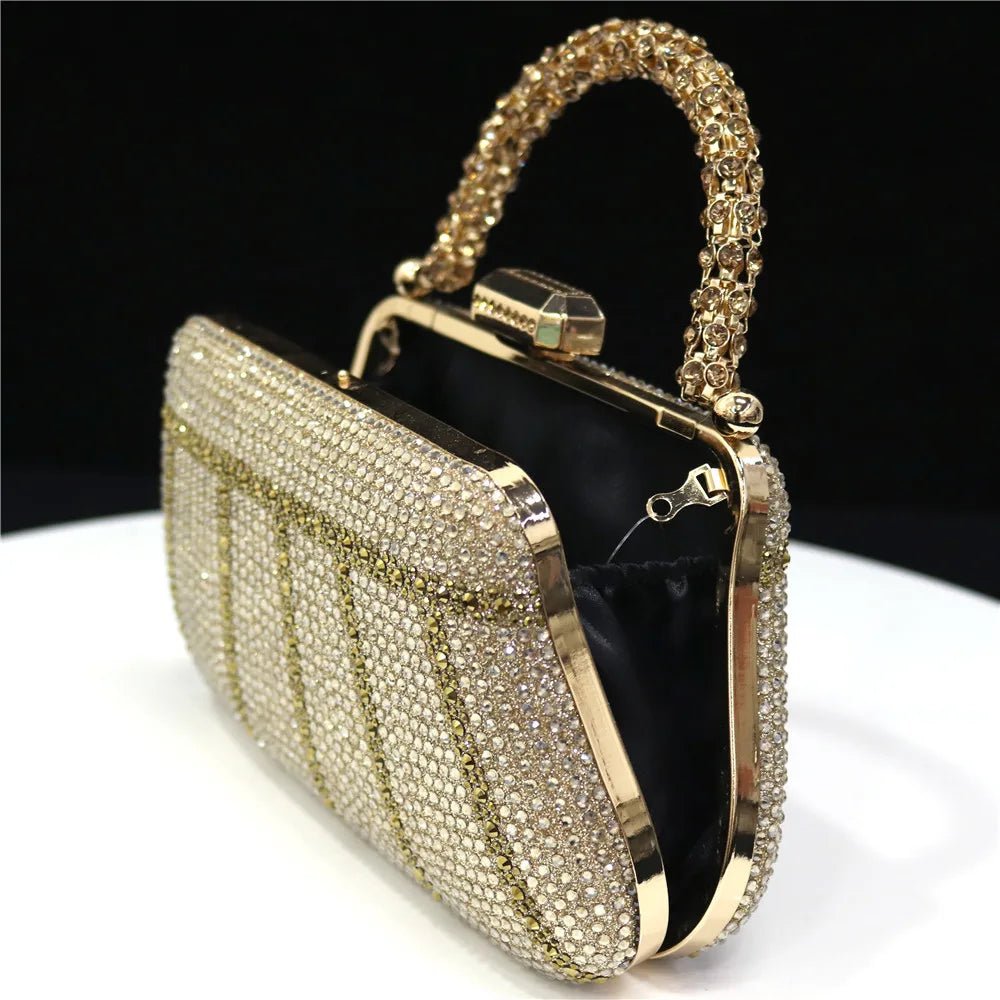 Sac Soirée Luxe Strass — Élégance Royale - FoytiShop