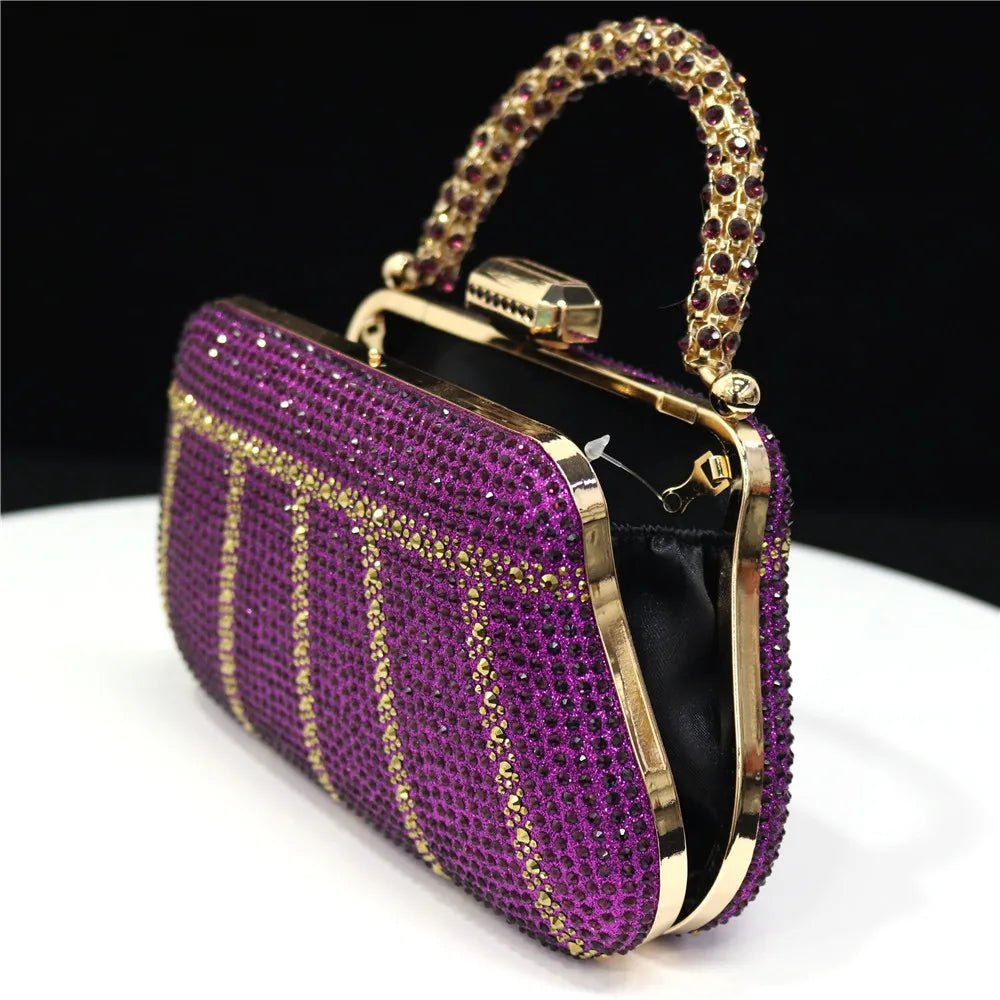 Sac Soirée Luxe Strass — Élégance Royale - FoytiShop