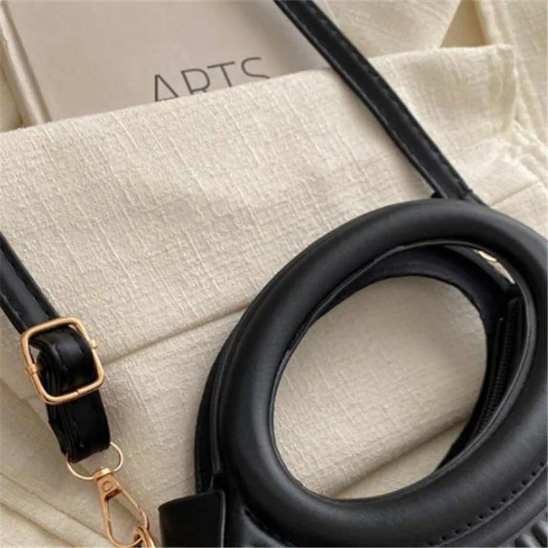 Sacs à bandoulière chics à rayures pour femmes, sac à main élégant en cuir synthétique - FoytiShop