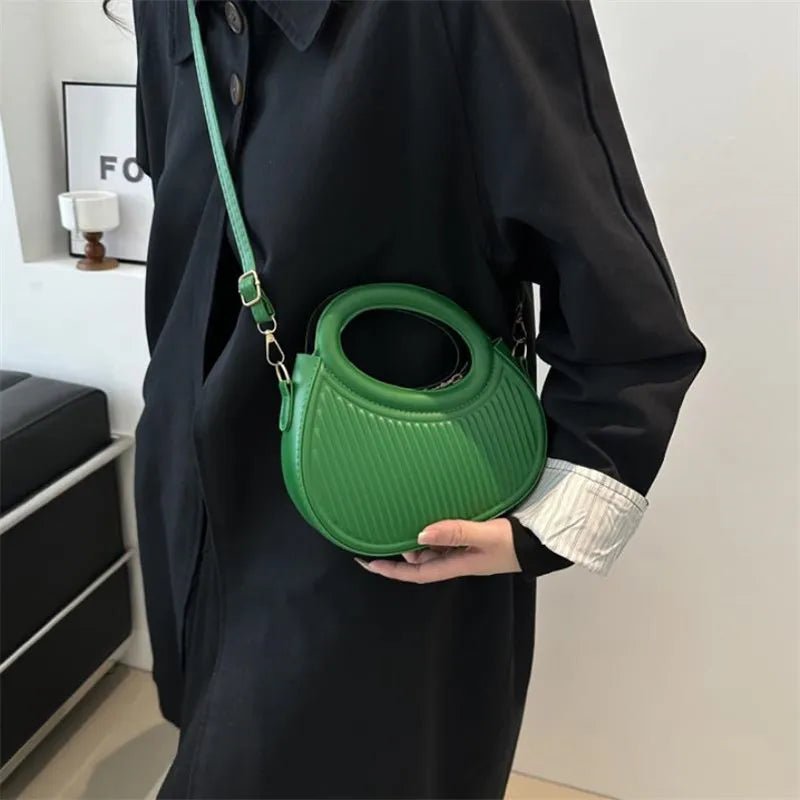 Sacs à bandoulière chics à rayures pour femmes, sac à main élégant en cuir synthétique - FoytiShop