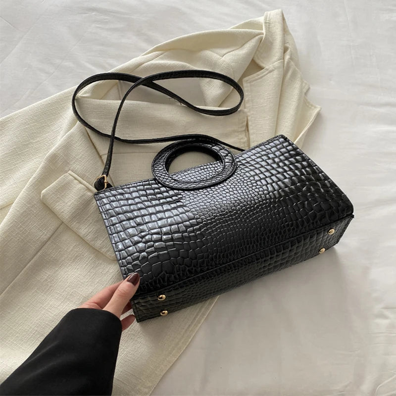 Sacs à main en cuir PU motif Crocodile pour femmes - FoytiShop