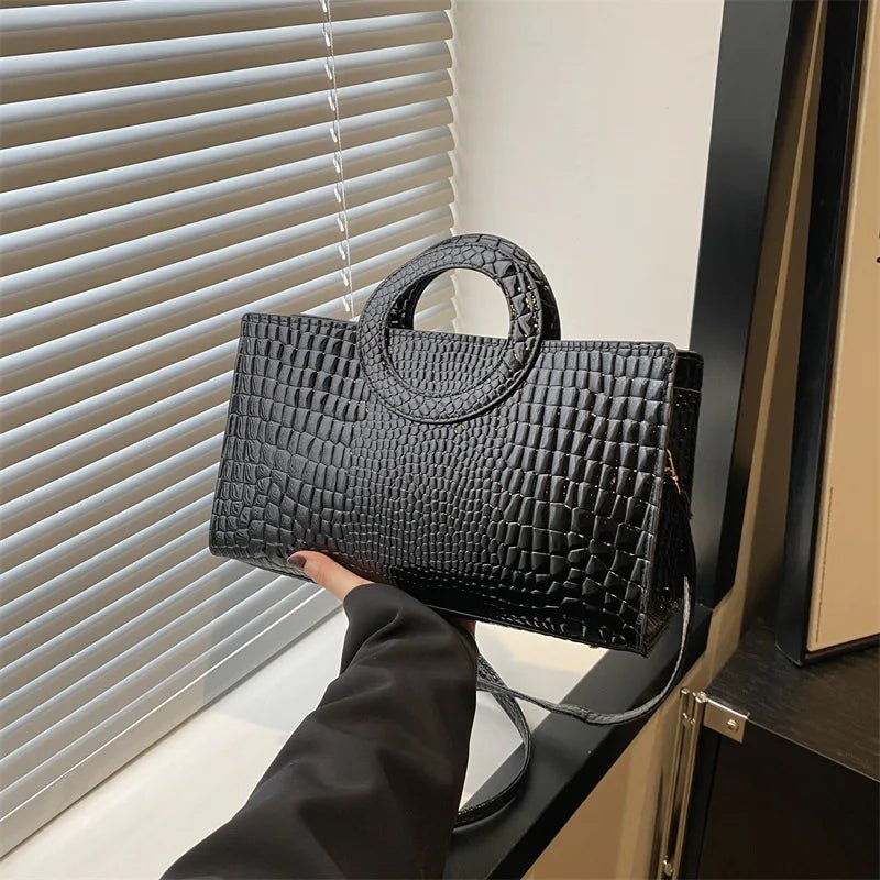 Sacs à main en cuir PU motif Crocodile pour femmes - FoytiShop