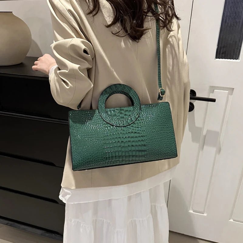 Sacs à main en cuir PU motif Crocodile pour femmes - FoytiShop