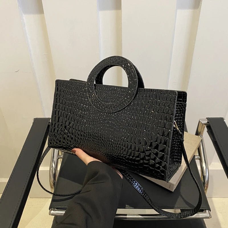 Sacs à main en cuir PU motif Crocodile pour femmes - FoytiShop