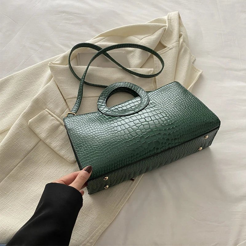 Sacs à main en cuir PU motif Crocodile pour femmes - FoytiShop