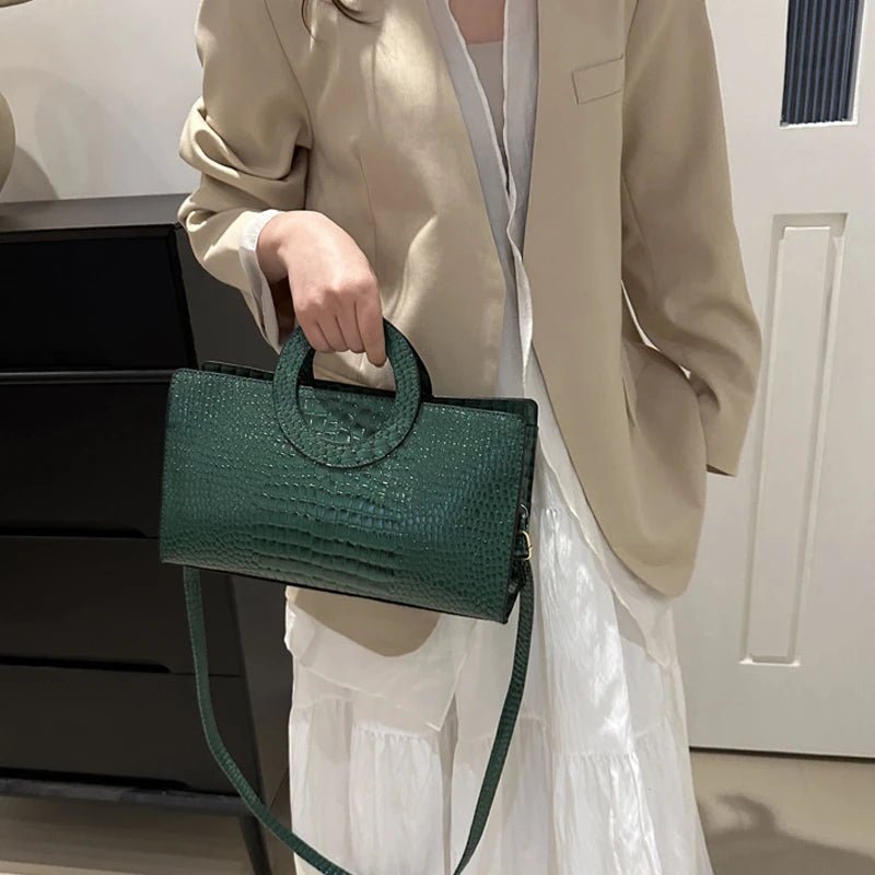 Sacs à main en cuir PU motif Crocodile pour femmes - FoytiShop