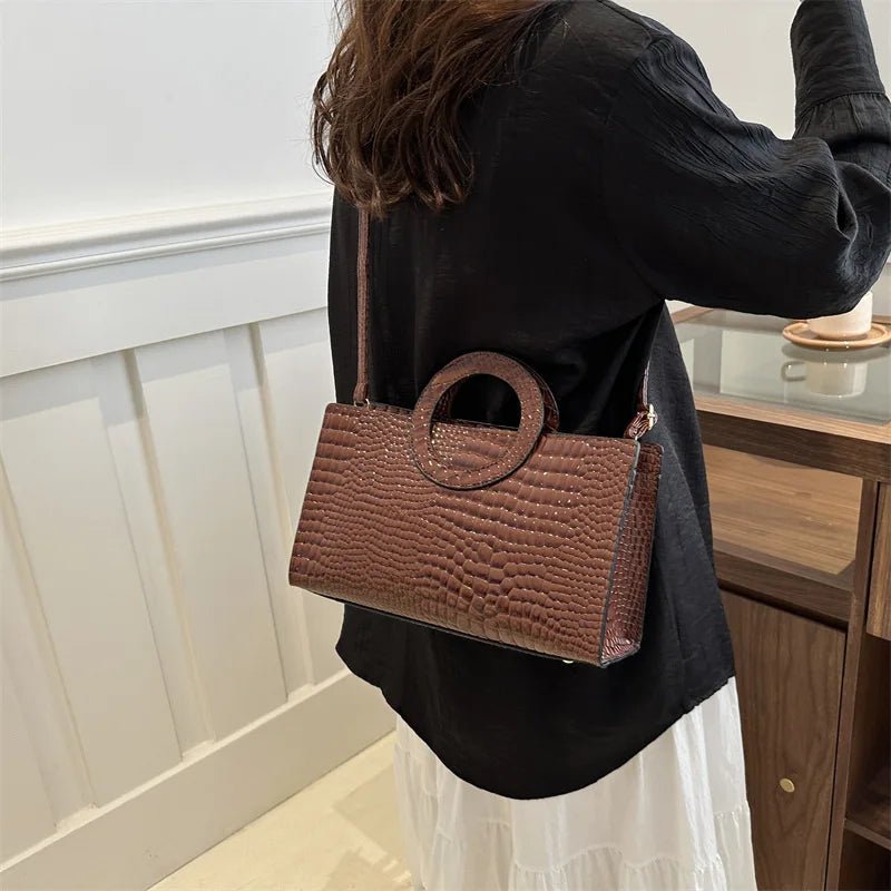 Sacs à main en cuir PU motif Crocodile pour femmes - FoytiShop