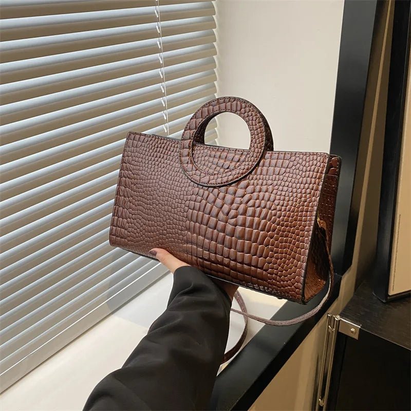 Sacs à main en cuir PU motif Crocodile pour femmes - FoytiShop