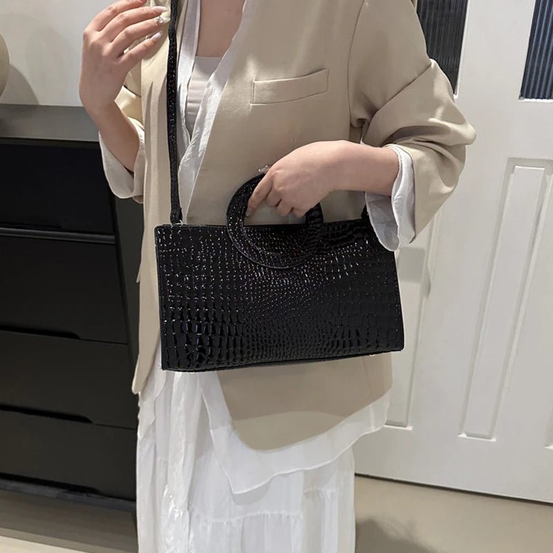 Sacs à main en cuir PU motif Crocodile pour femmes - FoytiShop