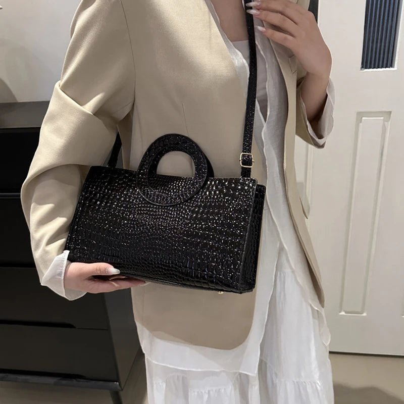 Sacs à main en cuir PU motif Crocodile pour femmes - FoytiShop