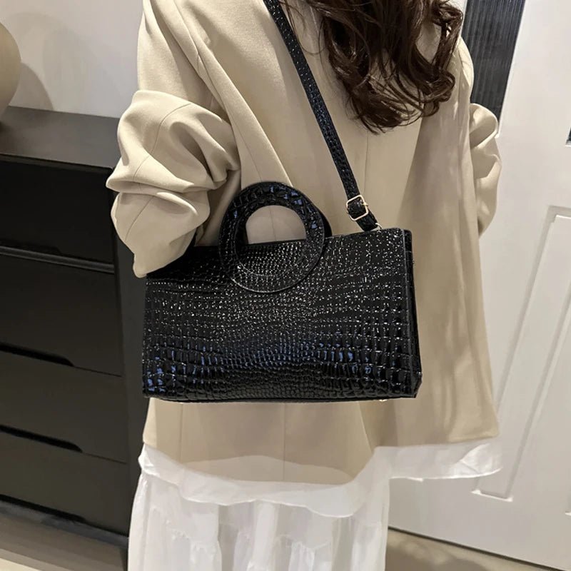 Sacs à main en cuir PU motif Crocodile pour femmes - FoytiShop