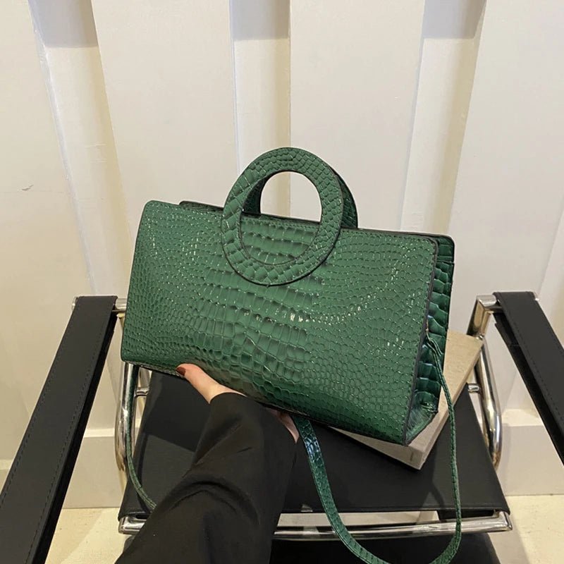 Sacs à main en cuir PU motif Crocodile pour femmes - FoytiShop