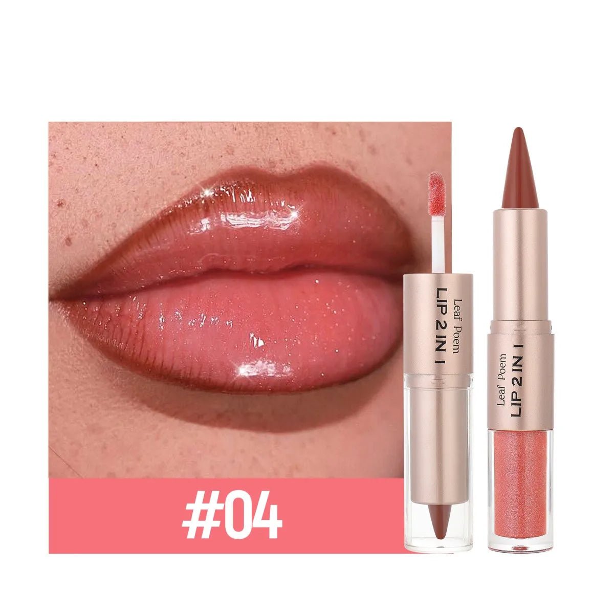 Stylo à Lèvres Dégradé 2 en 1 - Effet Ombré - FoytiShop