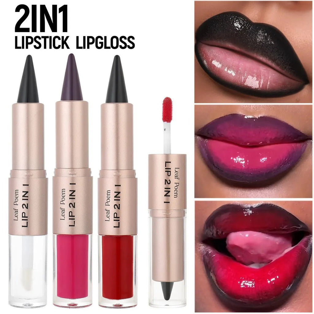 Stylo à Lèvres Dégradé 2 en 1 - Effet Ombré - FoytiShop
