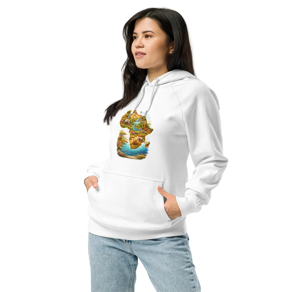 Sweat à capuche écologique Raglan unisexe - FoytiShop