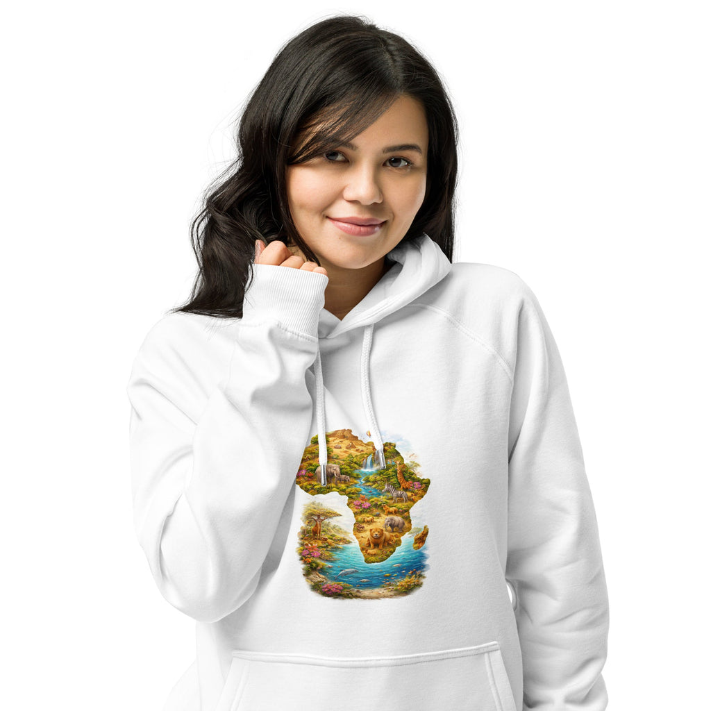 Sweat à capuche écologique Raglan unisexe - FoytiShop