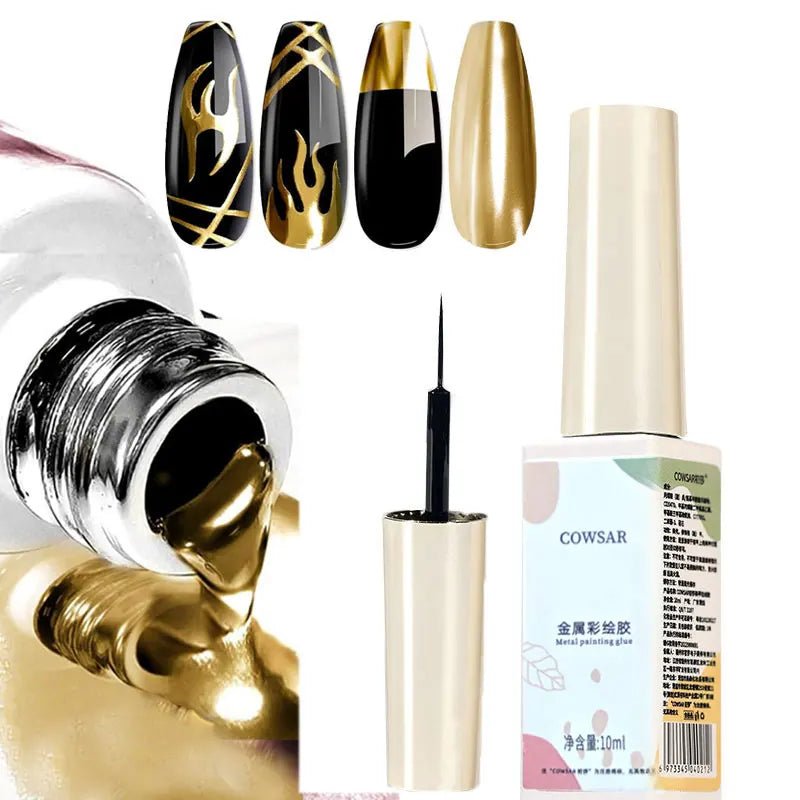 Vernis Gel Métallique Super Brillant - Effet Miroir - FoytiShop